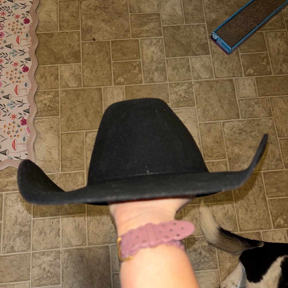 Black Stetson felt Cowboy Hat